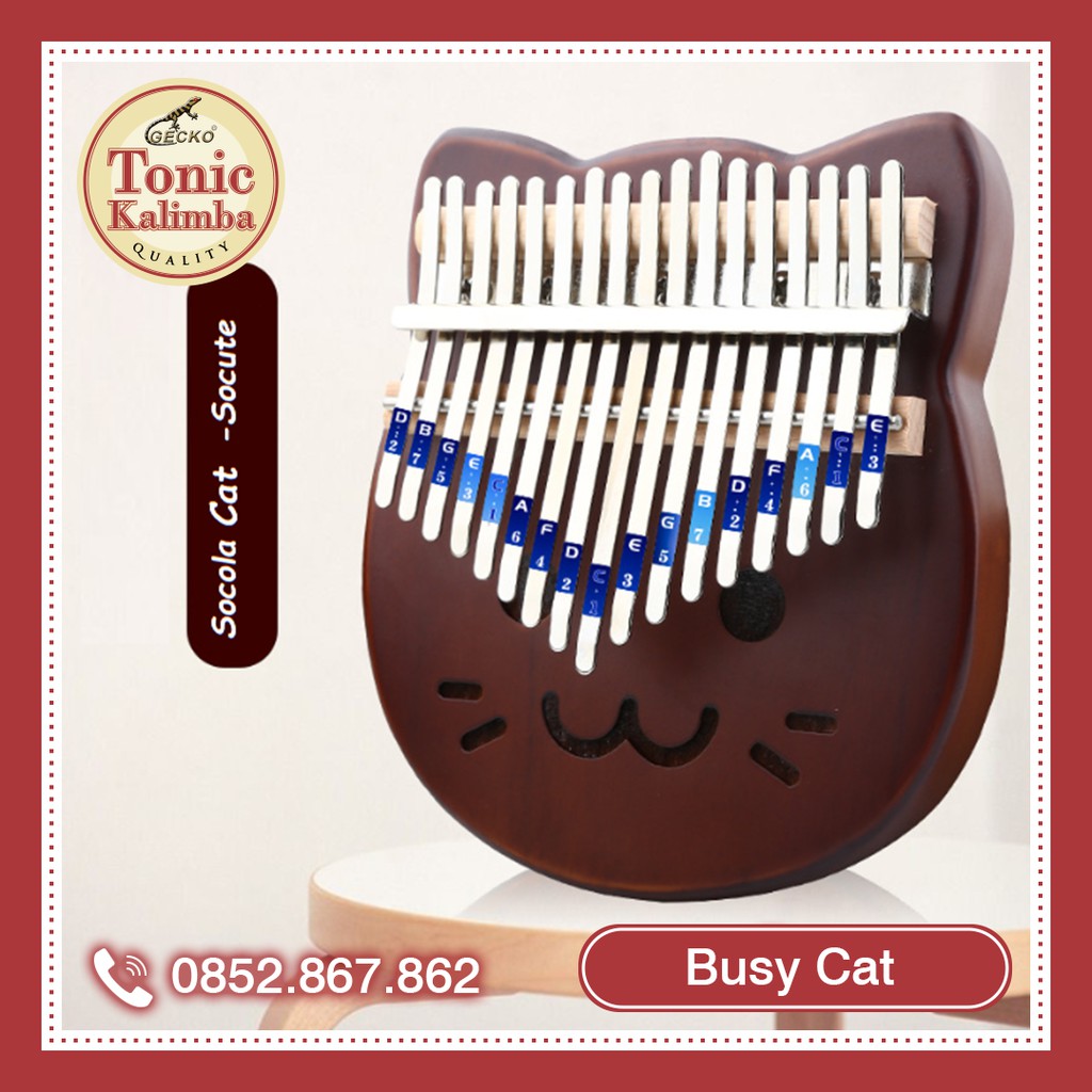 Đàn Kalimba Tonic gỗ tràm Long An dành cho bạn mới tập chơi BB-M17 Shop online