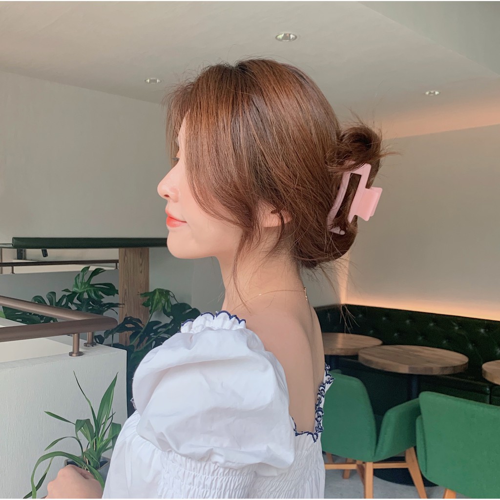 Kẹp tóc Vuông nhiều màu dễ thương KT18