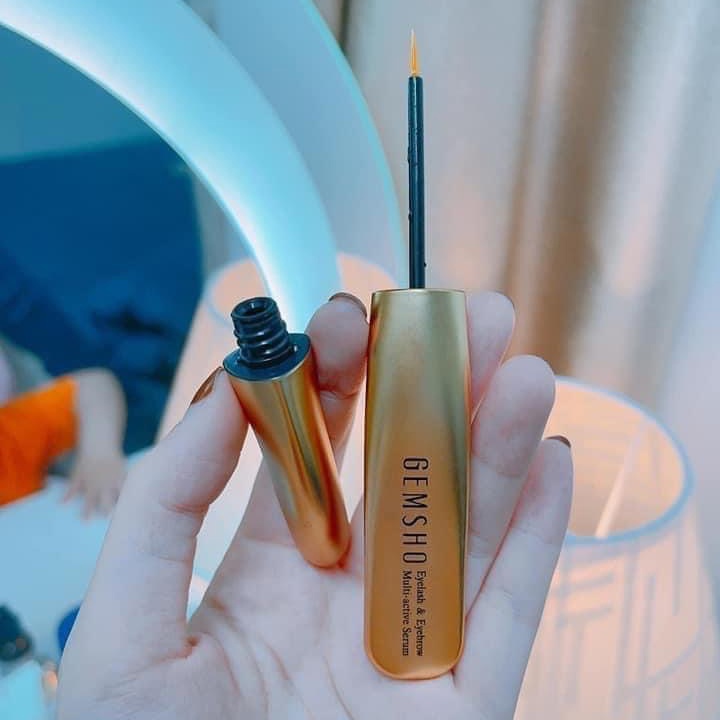 Serum dưỡng mi Gemsho Eyelash dưỡng mày mi dài và dày - BAVO COSMETIC