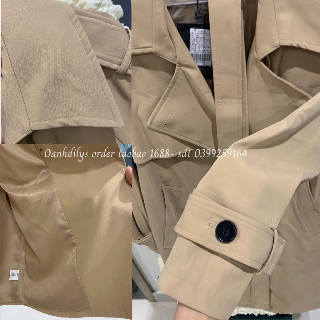 Áo mangto nữ dáng dài, áo khoác mangto có 2 màu order Taobao hàng cao cấp hàng order TAOBAO có ảnh thật