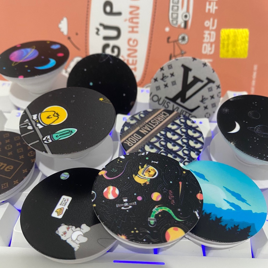 Giá đỡ chống lưng cho điện thoại Popsocket nhiều mẫu dễ thương (Giao ngẫu nhiên)