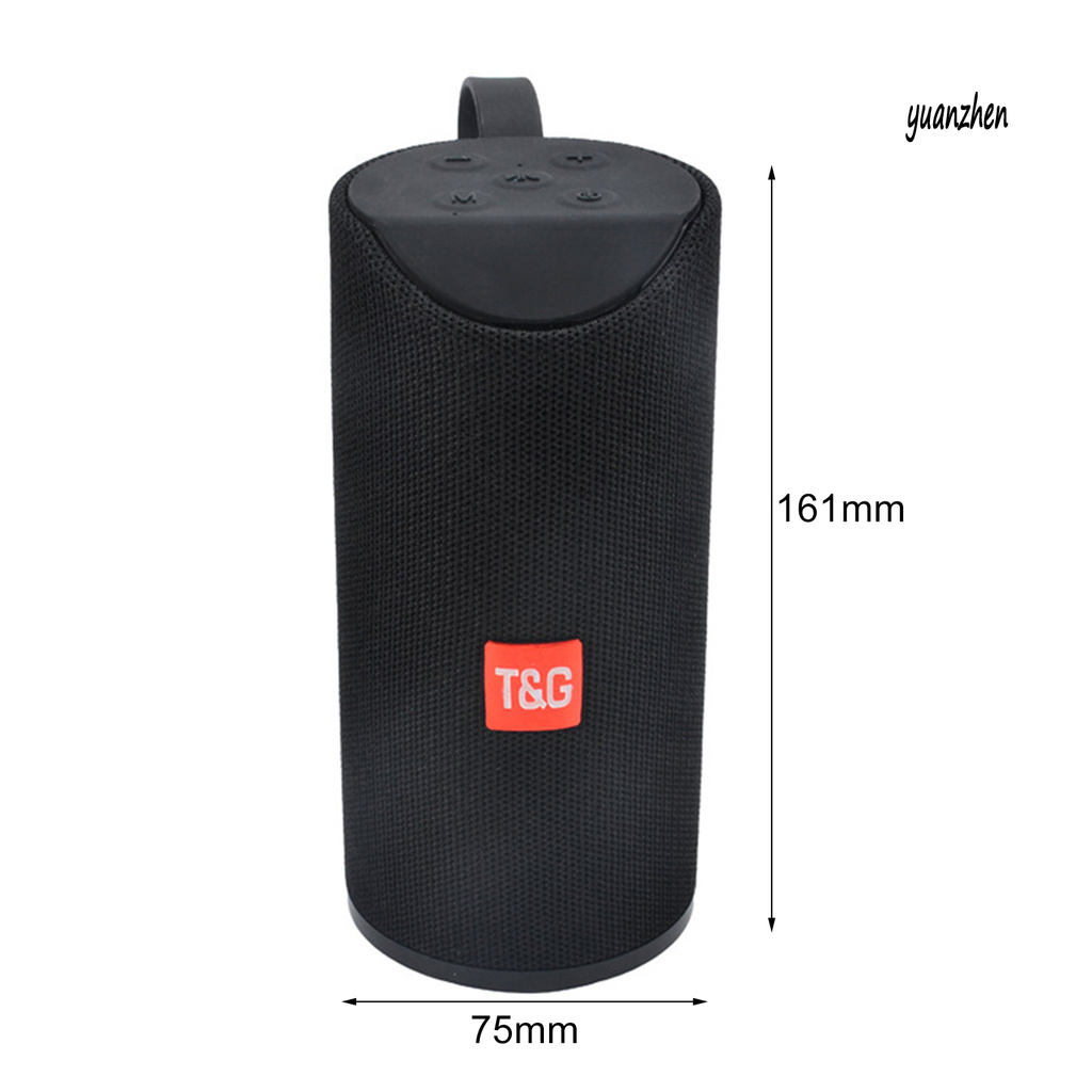 yuanzhen TG113 Outdoor Portable Column Wireless Bluetooth Speaker FM Radio USB TF Music Stereo Subwoofer