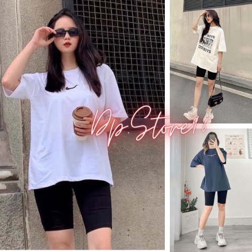 [Giảm 20k mã SKAMNEWB5] Quần Legging Ngố Cộc Đùi Nữ - Short thun co dãn dáng ôm body skinny, phong cách retro hssv