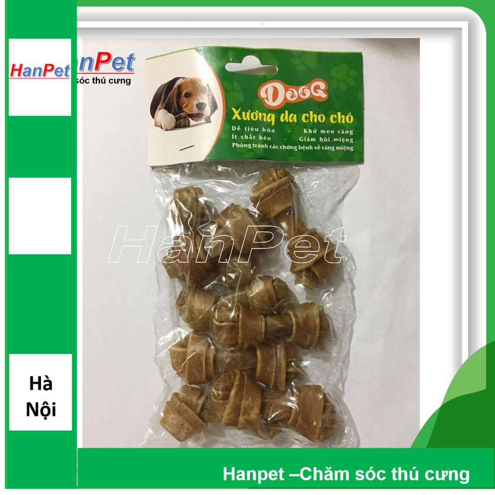 (lẻ 1 cái) Xương cho chó dạng xoắn (cho chó dưới 5kg dài 5cm 3 vị) làm sạch răng chó bổ sung canxi bổ máu