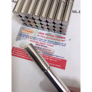 Nam châm hình trụ D10 X 30mm nam châm trắng