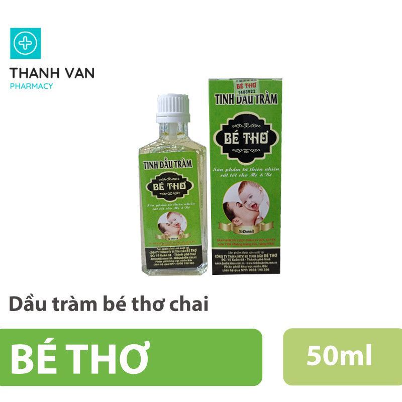 Tinh dầu tràm Bé Thơ Huế 50ml giữ ấm, nâng niu bé