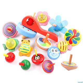 5 loaded small gyro manual rotation children’s wooden camel toy boy girl gift hand turn decompression gyroscope