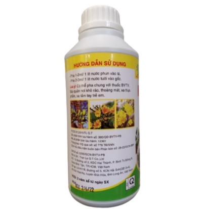 Phân bón siêu tạo nụ, kích ra hoa mai vàng 10 - 60 - 10 + te