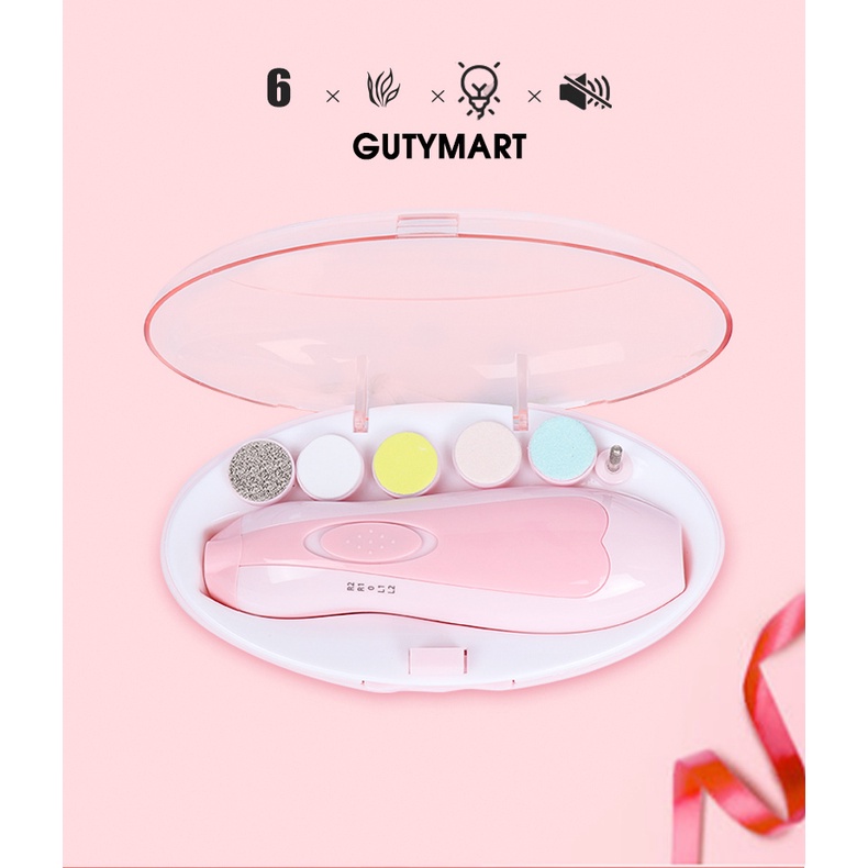 Máy Cắt Móng Tay Điện Đa Năng Cho Bé An Toàn Thông Minh Tiện Ích Trang Bị Đèn Pin Hàng Chính Hãng