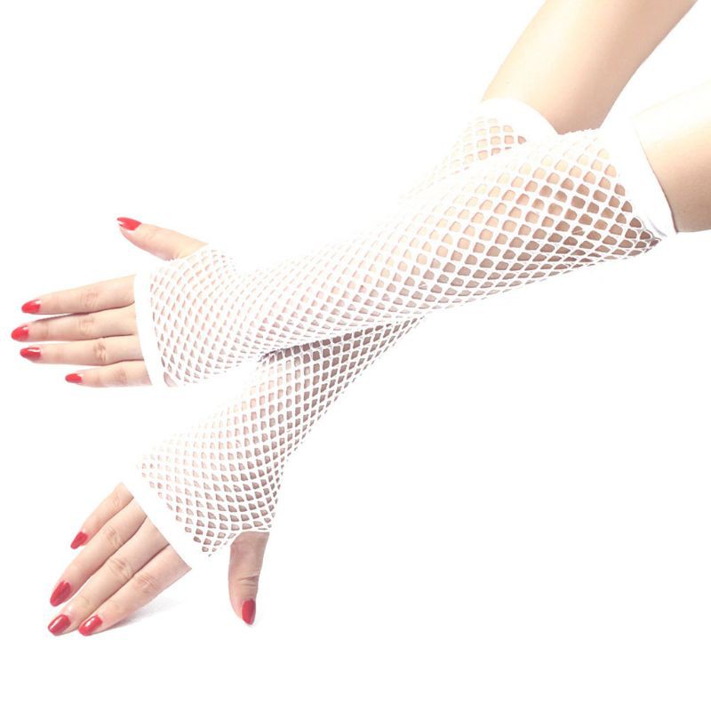 Đôi găng tay 10MK hở ngón dạng lưới thời trang dành cho nữ