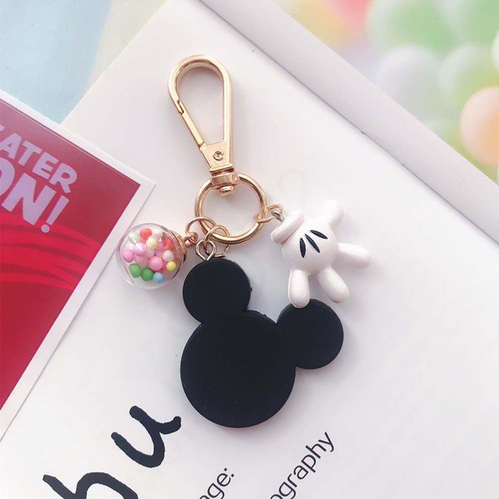 LANFY Móc Khóa Hình Chuột Mickey Hoạt Hình Đáng Yêu
