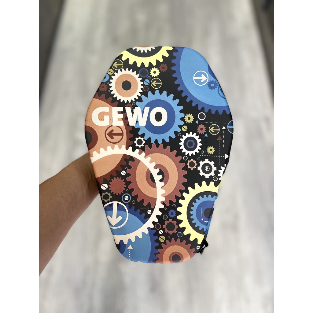 Bao Vợt Bóng Bàn Gewo Chính Hãng - Màu Đen - Thiết Kế Bao To , Rãnh Sau Rộng - Có Ngăn Đựng Phụ Kiện Linh Tinh