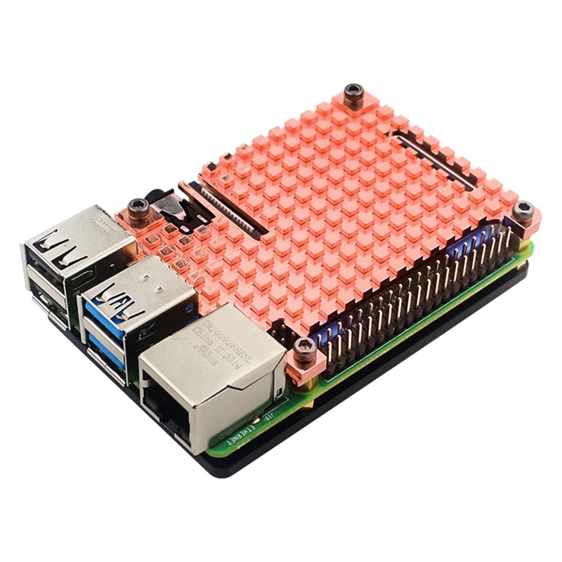 Bộ Tản Nhiệt Bằng Đồng Cho Raspberry Pi 4B