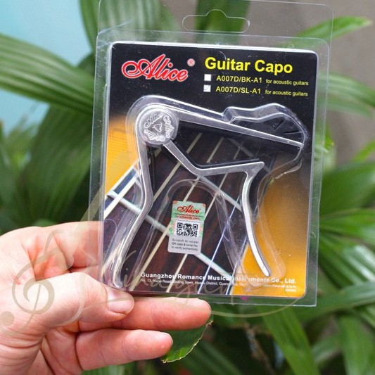 Capo đàn guitar Alice A007D chính hãng  kẹp đàn capo acoustic alice chính hãng kim loại