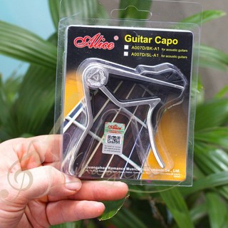 Mua Capo đàn guitar Alice A007D chính hãng  kẹp đàn capo acoustic alice chính hãng kim loại
