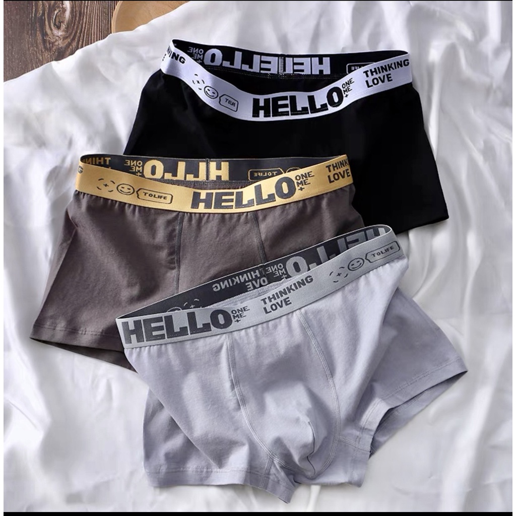 [ MA SIPNAMSALE quần sịp nam HELLO cao cấp đủ size đủ màu