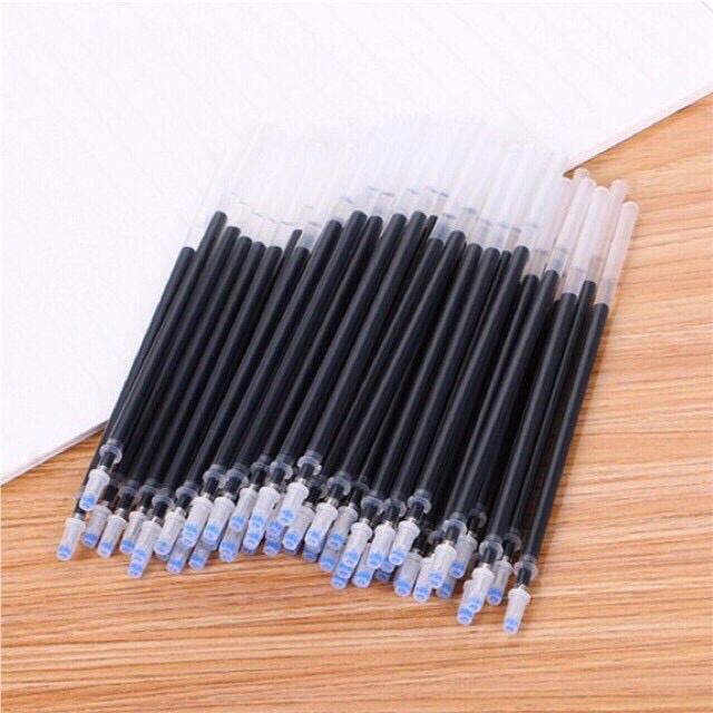 Combo 100 ngòi ruột bút bi nước thay vào bút chữ A và bút cute | BigBuy360 - bigbuy360.vn