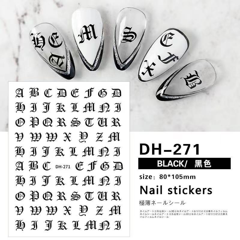 Sticker trnag trí nail mãdh271