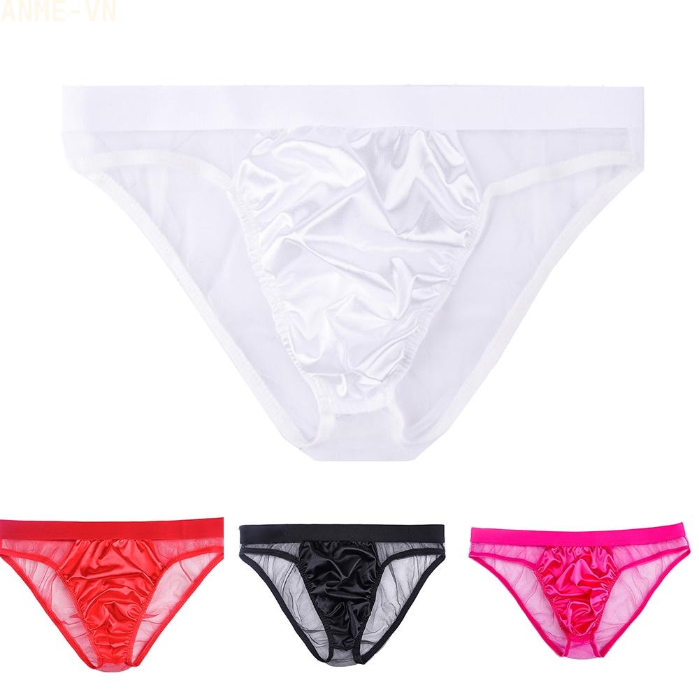 Quần Lót Nam Vải Satin Kiểu Lưới