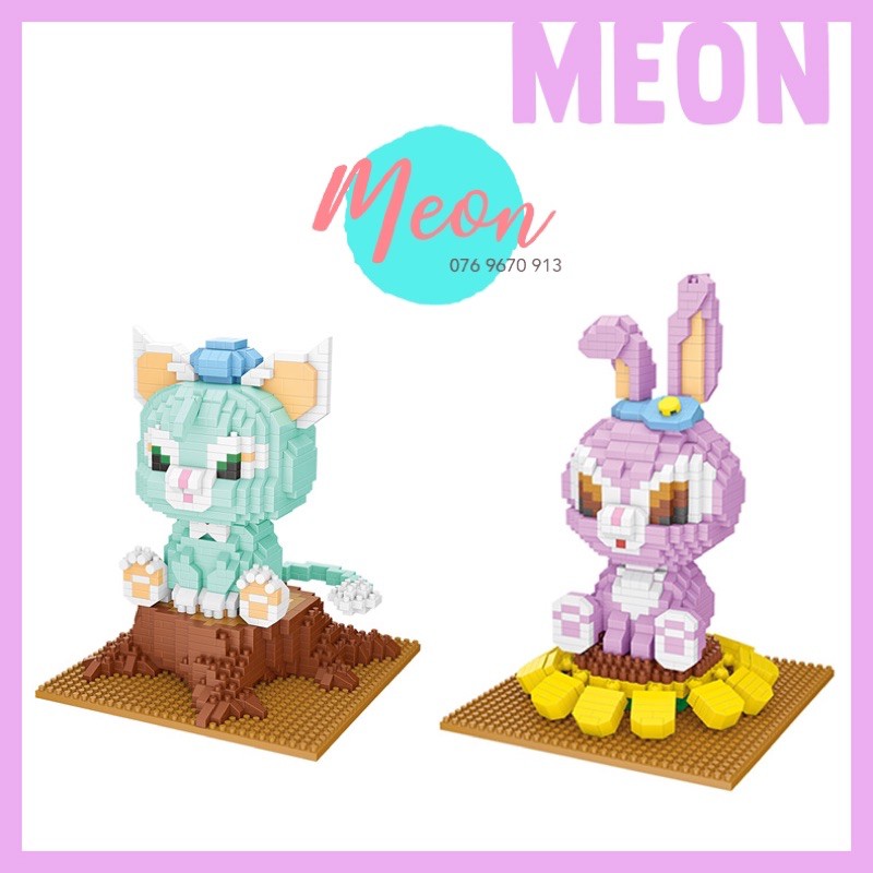 Xếp hình Miniblock Thỏ Stella Lou - lego stella lou and friends