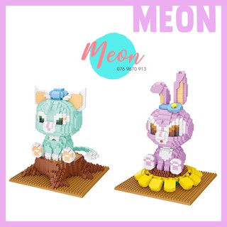 Xếp hình Miniblock Thỏ Stella Lou - lego stella lou and friends