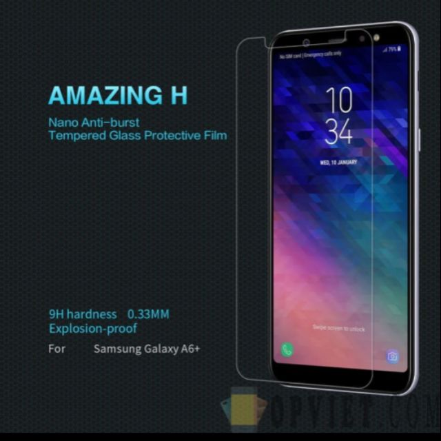 Kính cường lực Nillkin Samsung Galaxy A6 Plus 2018/ A6+ Amazing 9H