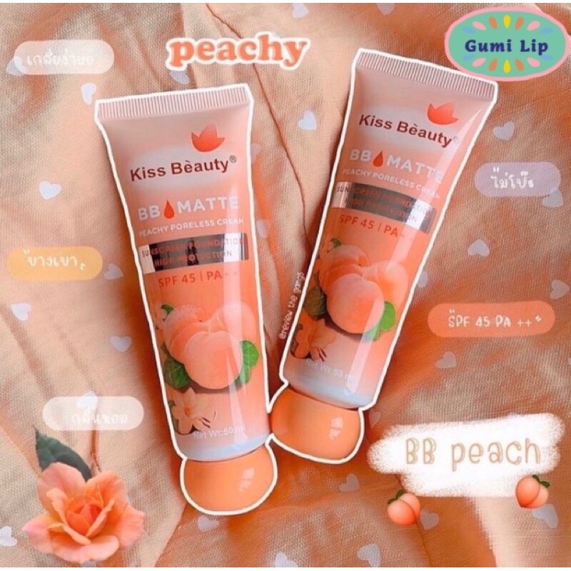 Kem nền KisBeauty 50 ml che khuyết điểm chống nắng SPF 45/PA+++