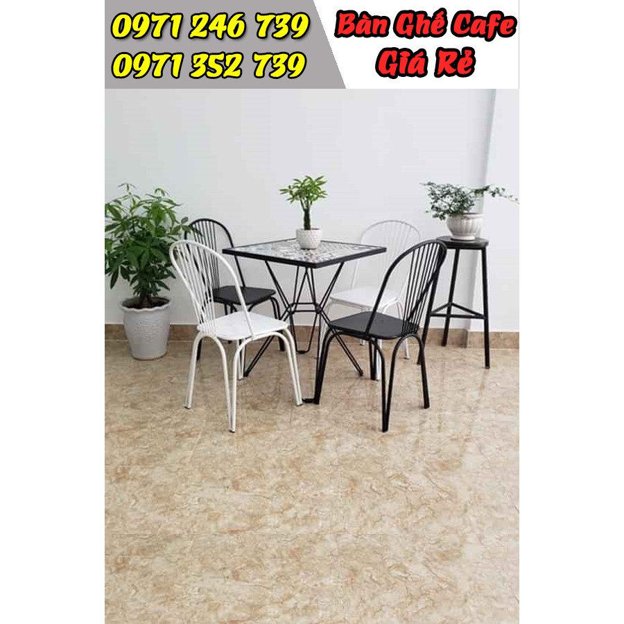 Bàn ghế sắt cafe giá rẻ