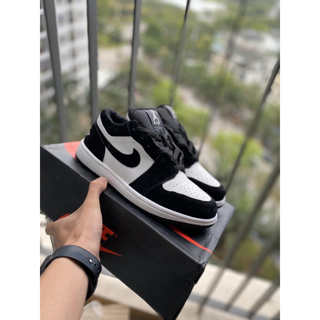 GIÀY JORDAN1 THẤP CỔ PANDA FULL BOX.💥-HÀNG QUẢNG CHÂU 💥