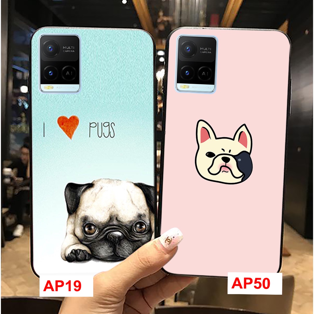 ỐP LƯNG VIVO Y21 -VIVO Y21S-VIVO V21 5G IN CHÚ CHÓ ĐÁNG YÊU CUTE GIÁ RẺ