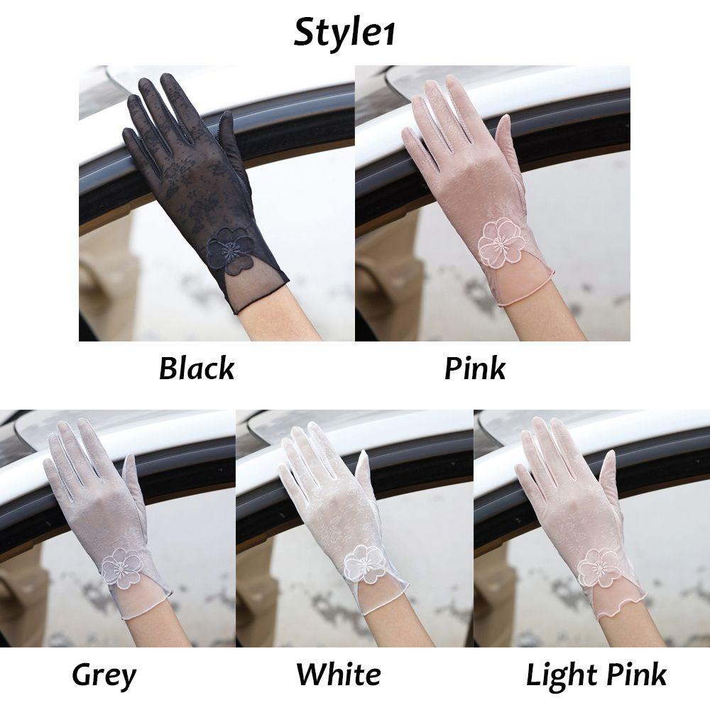JUNE 1 Đôi Găng Tay Chống Nắng Bảo Vệ Màn Hình Cảm Ứng Cho Nữ