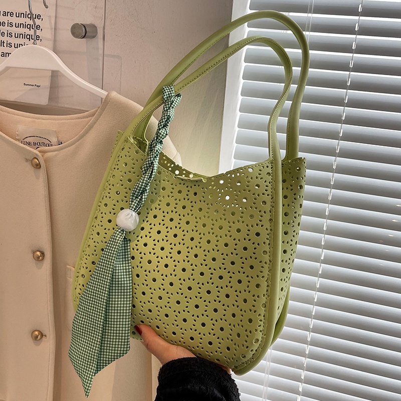 IELGY Túi Đeo Vai Cỡ Lớn Đục Lỗ Rỗng Thời Trang Cho Nữ