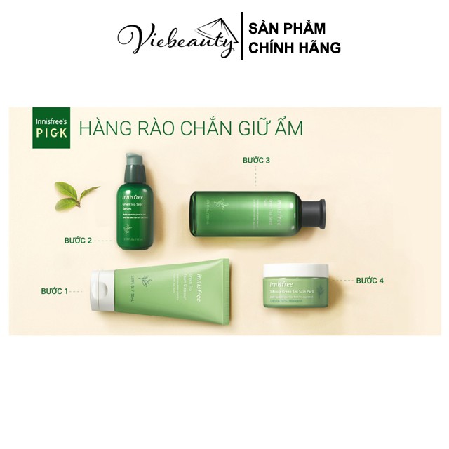 Sữa Rửa Mặt Trà Xanh Cho Da Nhạy Cảm Innisfree Green Tea Foam Cleanser 150ml - Vie Beauty | BigBuy360 - bigbuy360.vn