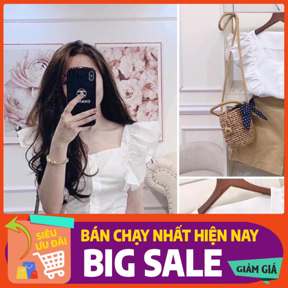 BÁN SỈ SET TRANG PHỤC ÁO TRẮNG CỔ VUÔNG CÁNH TIÊN MIX QUẦN SOOC X006 - KÈM ẢNH THẬT