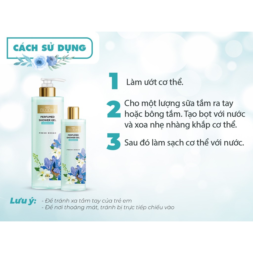  Sữa Tắm Nước Hoa Cindy Bloom Fresh Ocean 270g