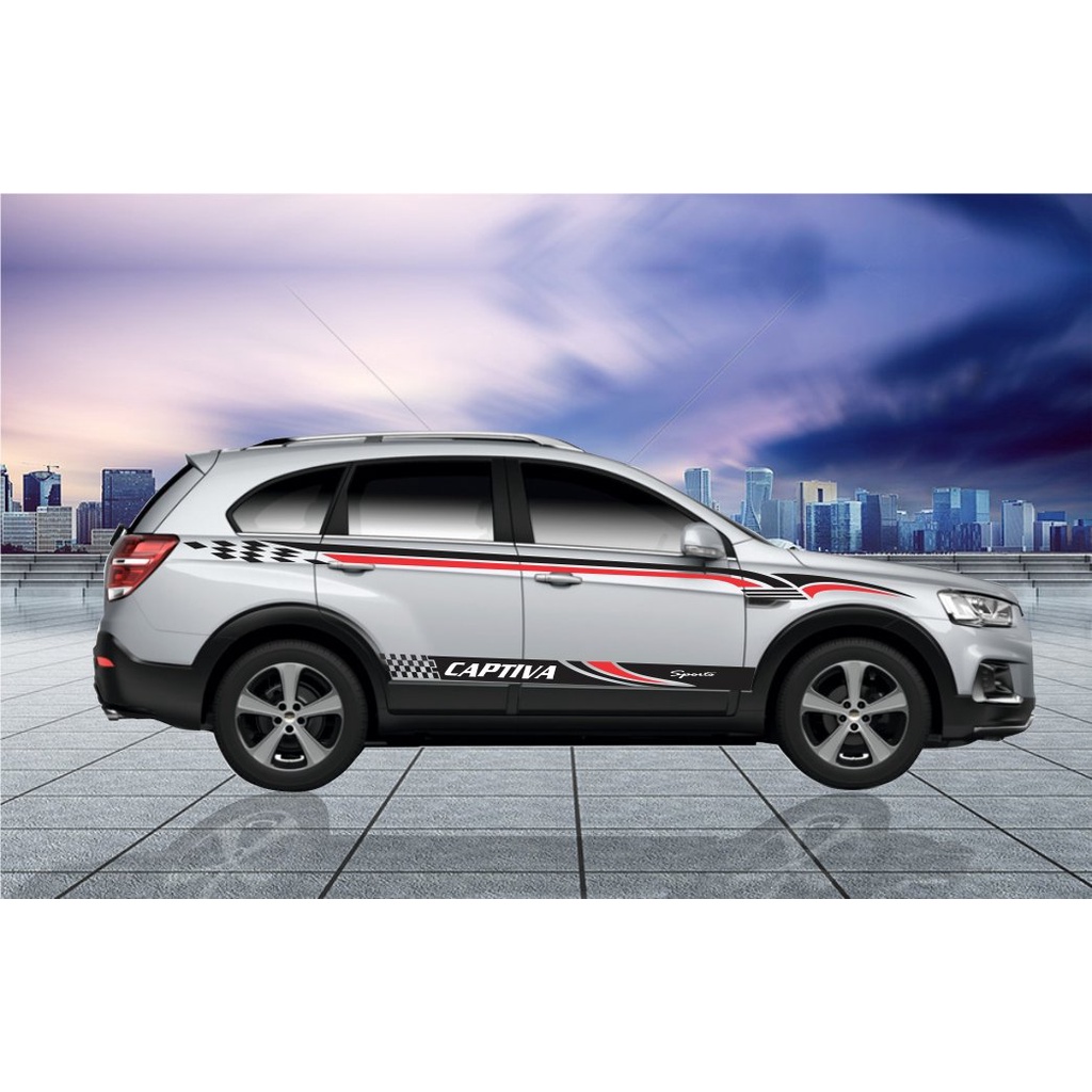 Tem dán sườn xe  Captiva