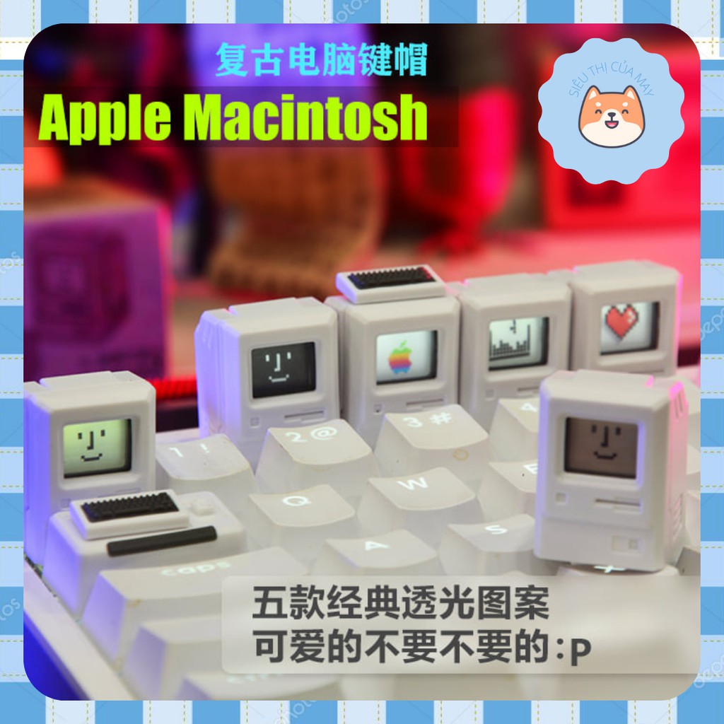 Set 7 trong 1 - Keycap Apple Macintosh dành cho bàn phím cơ | BigBuy360 - bigbuy360.vn