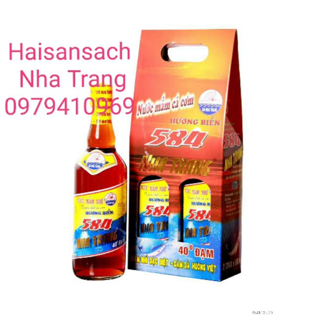 500ml NƯỚC MẮM NHỈ 584 NHA TRANG độ đạm 40 ⭐️ NƯỚC MẮM TRUYỀN THỐNG. nước mắm nguyên chất