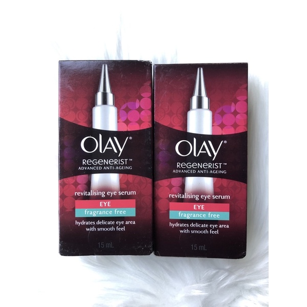 Kem dưỡng mắt OLAY Regenerist Anti-Ageing Fragrance Free Revitalising Eye Serum 15 mL