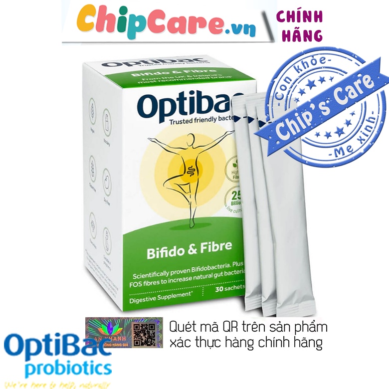 Men vi sinh Optibac xanh lá cây cho ngươid từ 1 tuổi trở lên (optibac táo)