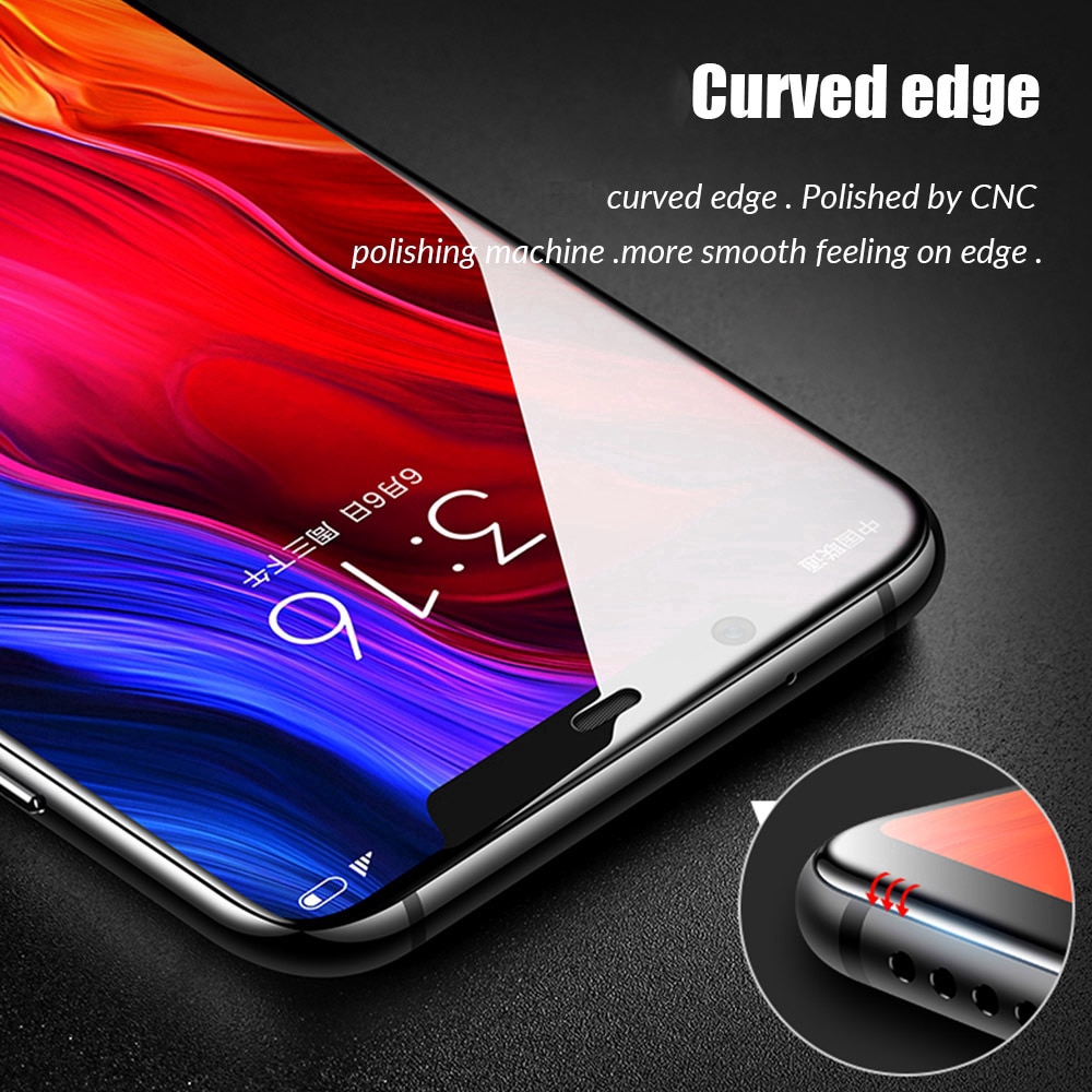 Kính cường lực 6D mới nhất full màn cho Xiaomi Redmi Note 8 7 6 K20 5 Pro 8T 8A 7A Y3 4X