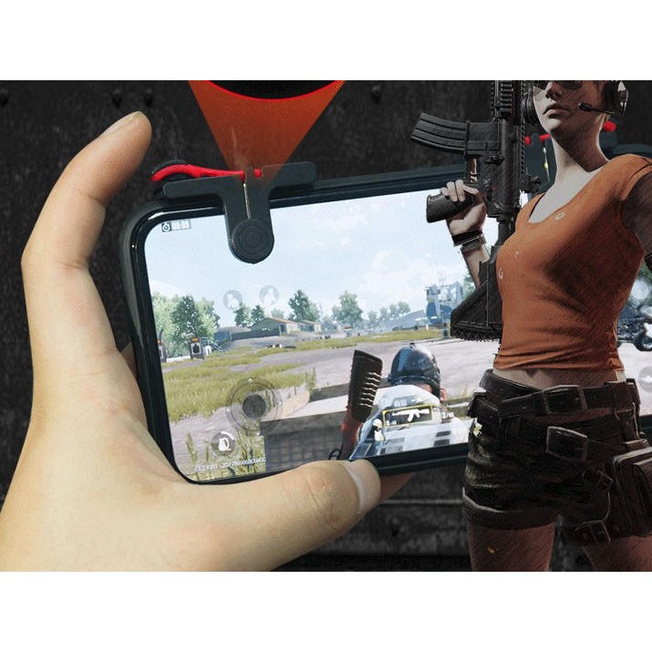 Bộ 2 Nút Bấm Chơi Game Pubg D9 - Hàng Có Sẳn!