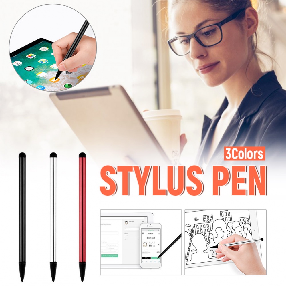 Set 3 Bút Cảm Ứng 2 Trong 1 Thông Dụng Cho Iphone Ipad Samsung Tablet Pc