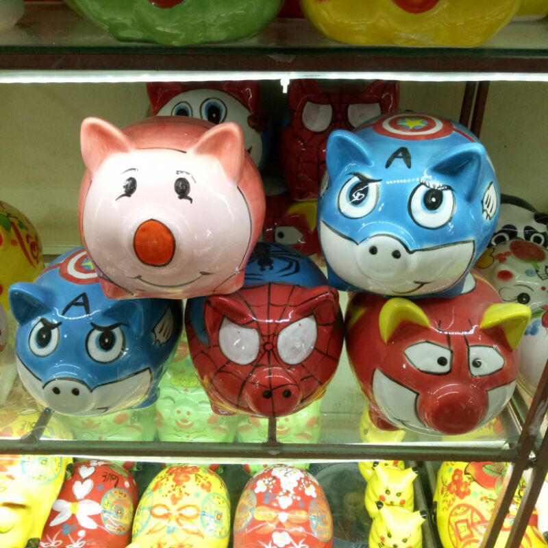 Lợn sứ tiết kiệm màu hồng siêu cute size to - Heo tiết kiệm | BigBuy360 - bigbuy360.vn