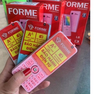 Điện thoại FORME L6 New Chuông Lớn,pin khủng,phím bấm trong suốt
