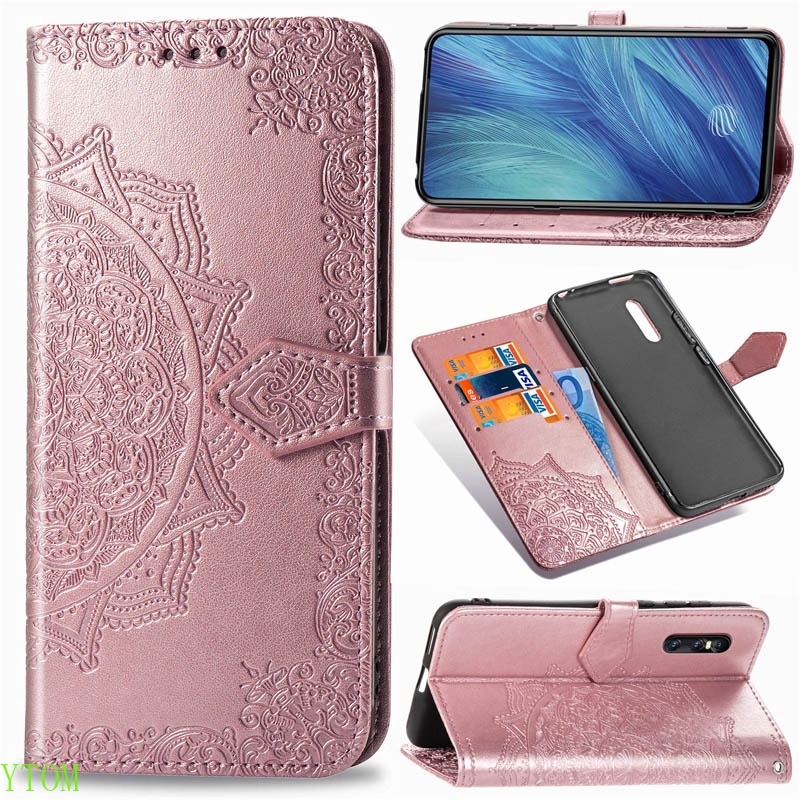 Bao Da Điện Thoại Nắp Lật Dạng Ví Họa Tiết Hoa Mandala Cho Redmi Note 11 Pro Max Note 11s 11t Note 10 Pro Max Note 9 Note 9t K50 K40 POCO 2022