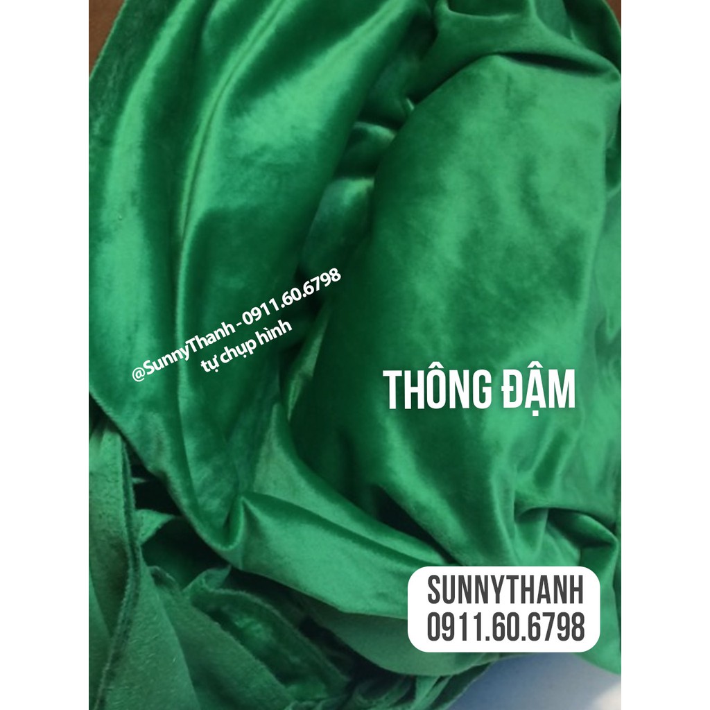 5075 Vải lông nhung lạnh hàn quốc, may doll, túi tote, may thú bông, may gối ôm, may drap, bọc sofa SunnyThanh