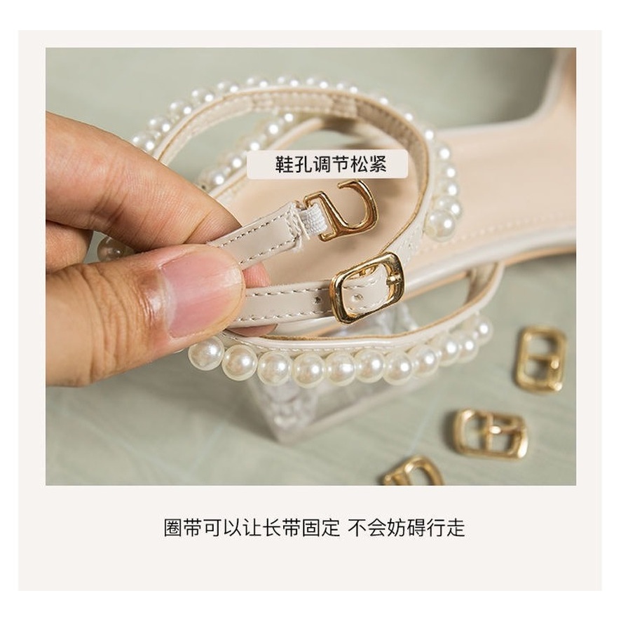 Xăng đan Cao Gót Trong Suốt Thời Trang Mùa Hè Dành Cho Nữ 2022