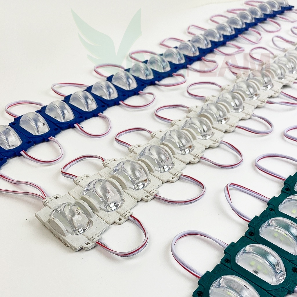 Led Hắt Rọi 1 Mắt Siêu Sáng 12V trang trí oto, xe tải Loại Tốt Dây 20 Bóng LED Trắng , Xanh lá , Xanh dương -dc4740