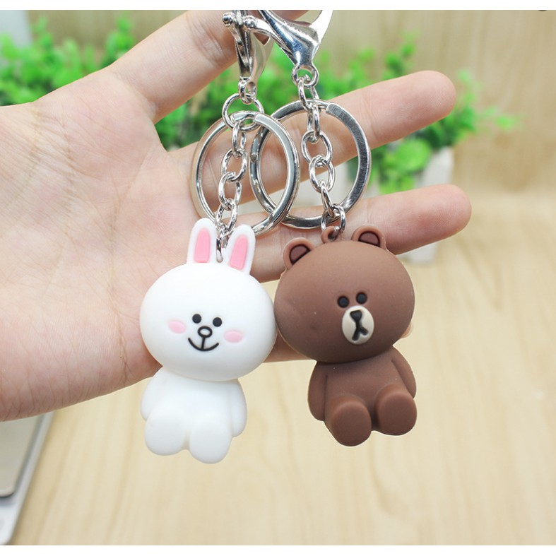 [ NEW ] Móc khóa Brown bear and Conny rabbit đáng yêu _MK18